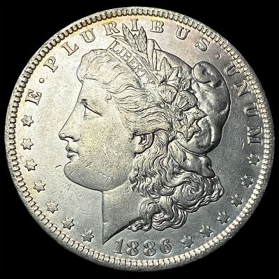 1886-O Silver Morgan Dollar CHOICE AU