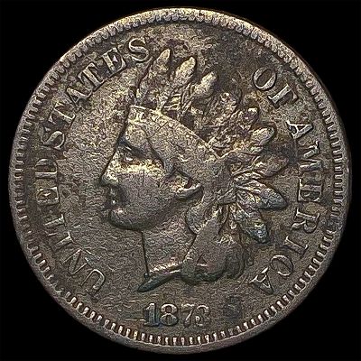 1873 Doubled Liberty Indian Head Cent HIGH GRADE