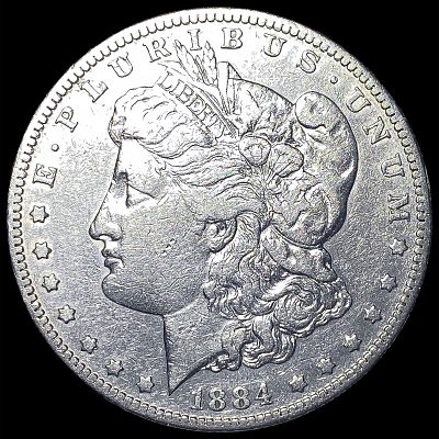 1884-S Silver Morgan Dollar NEARLY UNCIRCULATED