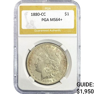 1880-CC Morgan Silver Dollar PGA MS64+
