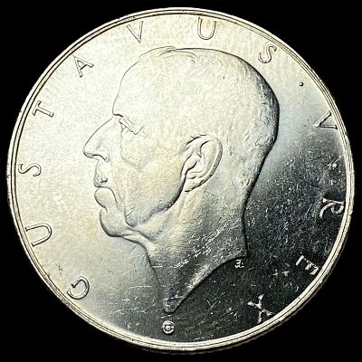 1938 Sweden Silver 2 Kroner UNCIRCULATED