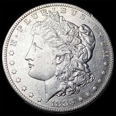 1883-S Silver Morgan Dollar CLOSELY UNCIRCULATED. 1883-S Silver Morgan Dollar CLOSELY UNCIRCULATED