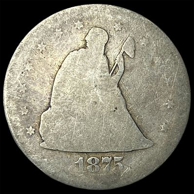 1875-S Seated Liberty Half Dollar NICELY CIRCULATED