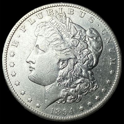 1894-S Silver Morgan Dollar CLOSELY UNCIRCULATED. 1894-S Silver Morgan Dollar CLOSELY UNCIRCULATED