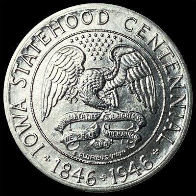 1946 Silver Iowa Half Dollar UNCIRCULATED