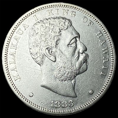 1883 Silver Hawaii Dollar CLOSELY UNCIRCULATED