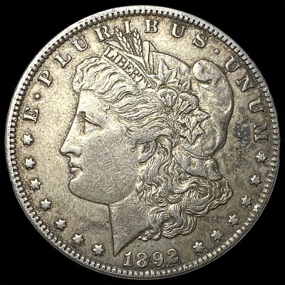 1892 Silver Morgan Dollar HIGH GRADE