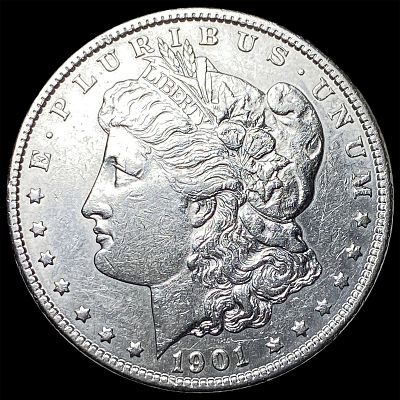 1901 Silver Morgan Dollar CLOSELY UNCIRCULATED