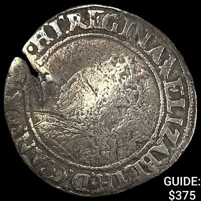 England Elizabeth I 1558-1603 Silver Shilling HIGH GRADE