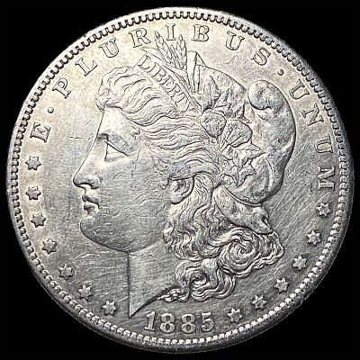 1885-S Silver Morgan Dollar CLOSELY UNCIRCULATED. 1885-S Silver Morgan Dollar CLOSELY UNCIRCULATED
