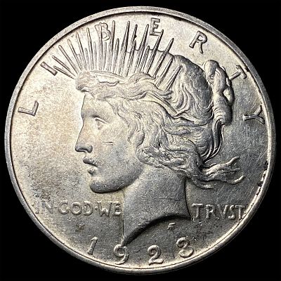 1923-D Silver Peace Dollar CLOSELY UNCIRCULATED