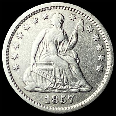 1857-O Silver Seated Liberty Half Dime UNCIRCULATED