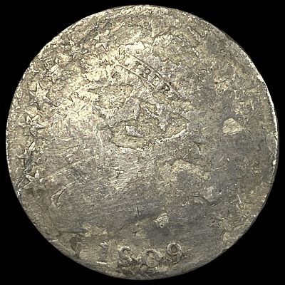1809 Capped Bust Half Dollar NICELY CIRCULATED. 1809 Capped Bust Half Dollar NICELY CIRCULATED
