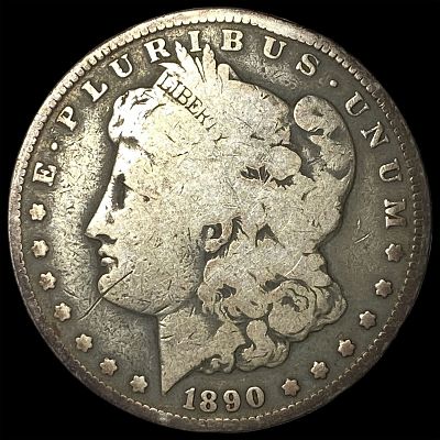 1890-CC Silver Morgan Dollar NICELY CIRCULATED. 1890-CC Silver Morgan Dollar NICELY CIRCULATED