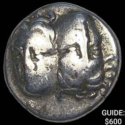 Ancient Greece Moesia, Istros 4th Century BC Silver Drachm NEARLY UNCIRCULATED