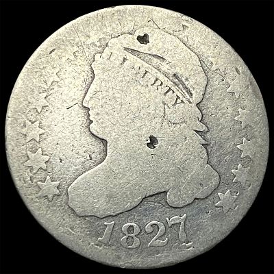 1827 Capped Bust Silver Dime NICELY CIRCULATED. 1827 Capped Bust Silver Dime NICELY CIRCULATED