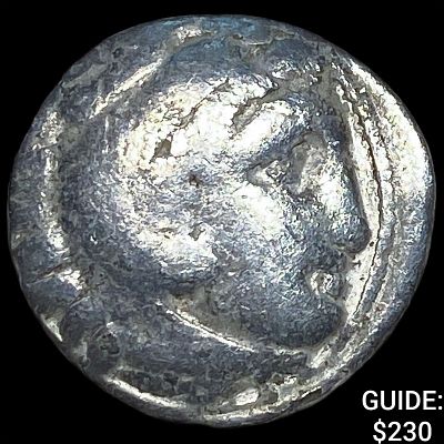 Macedonian Kingdom Type of Alexander III 4th Century BC Silver Drachm NEARLY UNCIRCULATED