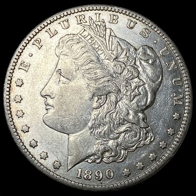 1890-S Silver Morgan Dollar CLOSELY UNCIRCULATED. 1890-S Silver Morgan Dollar CLOSELY UNCIRCULATED