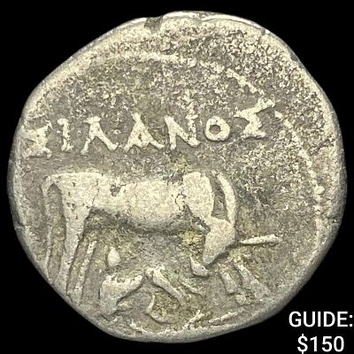 Illyria 260-167/98 BC Silver Drachm NEARLY UNCIRCULATED