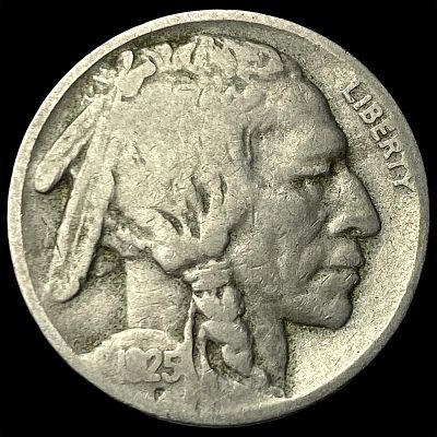 1925-S Buffalo Nickel NEARLY UNCIRCULATED