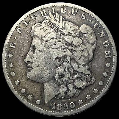 1890-CC Silver Morgan Dollar LIGHTLY CIRCULATED. 1890-CC Silver Morgan Dollar LIGHTLY CIRCULATED