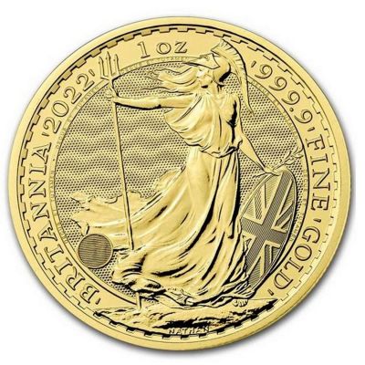 2022 1 oz Gold Britannia BU Coin