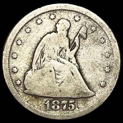 1875 Twenty Cent Piece NICELY CIRCULATED
