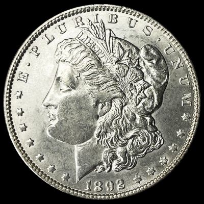 1892 Morgan Silver Dollar CLOSELY UNCIRCULATED