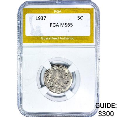 1937 Buffalo Nickel PGA MS65