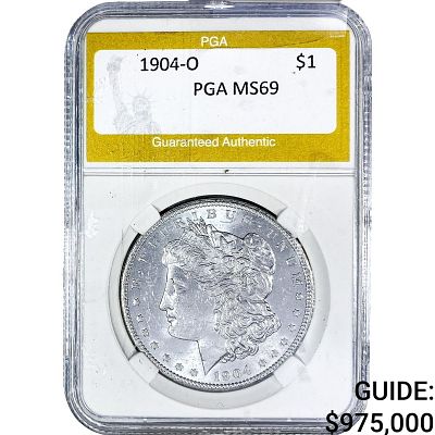 1904-O Morgan Silver Dollar PGA MS69