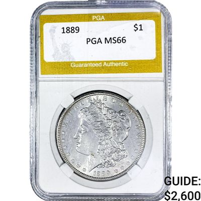 1889 Morgan Silver Dollar PGA MS66