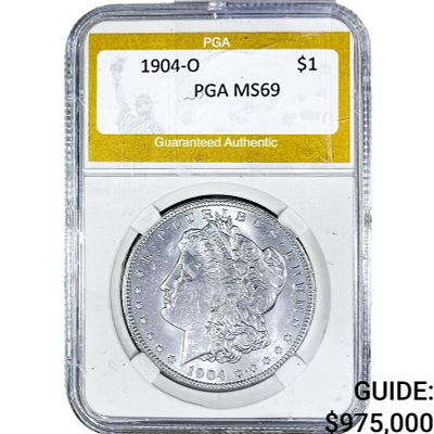 1904-O Morgan Silver Dollar PGA MS69