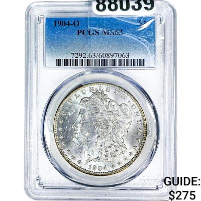 1904-O Morgan Silver Dollar PCGS MS63