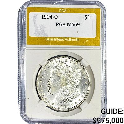 1904-O Morgan Silver Dollar PGA MS69