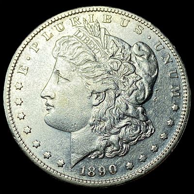 1890-S Silver Morgan Dollar CLOSELY UNCIRCULATED