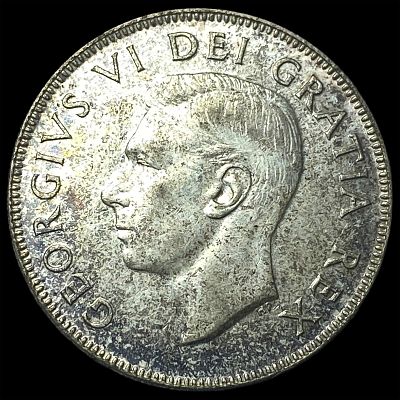 1952 Canada Silver 50 Cents HIGH GRADE