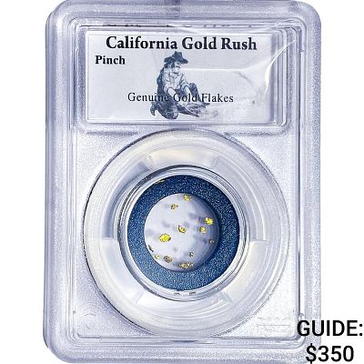 Pinch Gold Flakes PCGS G