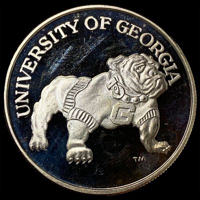 1oz Silver Georgia Liberty Bowl Round CHOICE PROOF