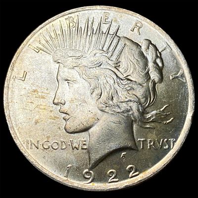 1922 Silver Peace Dollar GEM BU