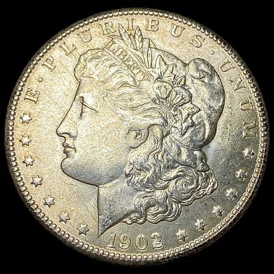 1902-O Silver Morgan Dollar CHOICE AU