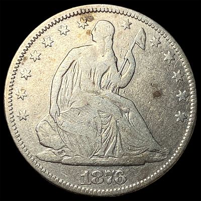 1876 Seated Liberty Half Dollar NICELY CIRCULATED. 1876 Seated Liberty Half Dollar NICELY CIRCULATED