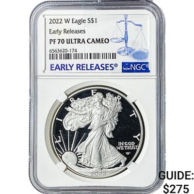 2022-W Silver Eagle NGC PF70 Ultra Cameo