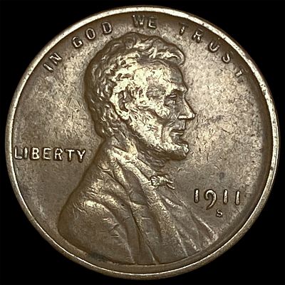 1911-S Lincoln Wheat Cent CLOSELY UNCIRCULATED