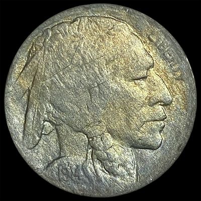 1914-D Buffalo Nickel NICELY CIRCULATED