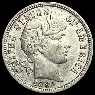 1892-O Silver Barber Dime HIGH GRADE