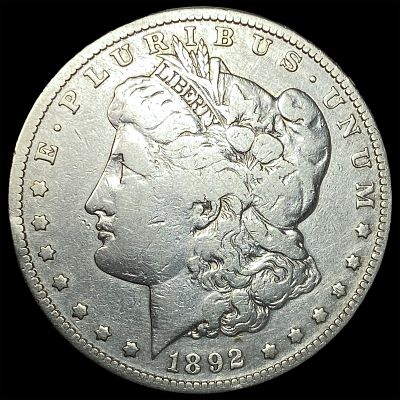 1892-S Silver Morgan Dollar CLOSELY UNCIRCULATED