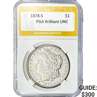 1878-S Morgan Silver Dollar PGA BU