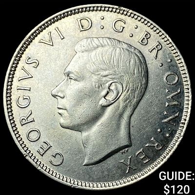 1939 Great Britain Silver 2 Shillings