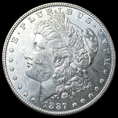 1887 Silver Morgan Dollar CHOICE BU