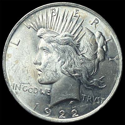 1922 Silver Peace Dollar CHOICE BU